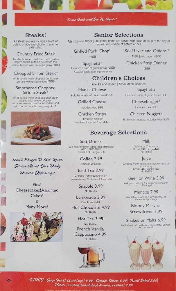 Four Star Restaurant Menu image 3
